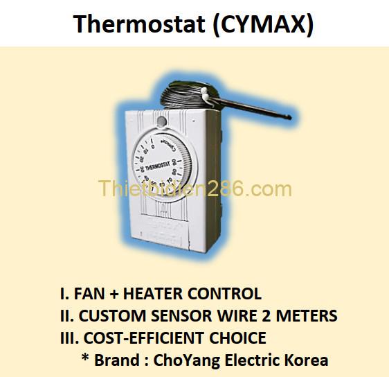 (Cymax Thermostar 0-90 độ) Bộ điều khiển nhiệt độ Cymax 90 độ 
