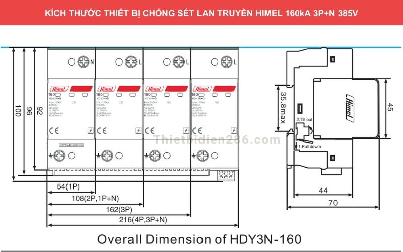 Thiết bị chống sét lan truyền Himel