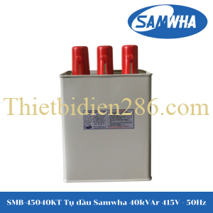 SMB-45040KT Tụ dầu Samwha 40kVAr 415V - 50Hz