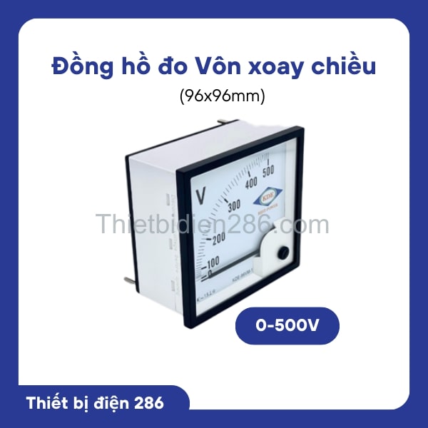 Đồng hồ đo Vôn xoay chiều KDE96V-VN