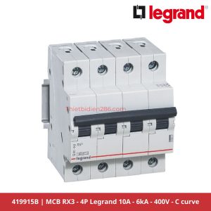 Aptomat Legrand 419915B - MCB 4P 10A 6kA