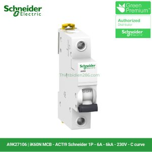 A9K27106 Aptomat Schneider - MCB 1P 6A 6kA