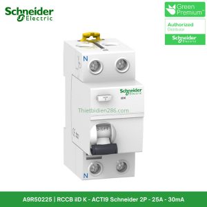 A9R50225 Aptomat Schneider - RCCB 2P 25A 30mA