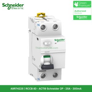 A9R74225 Aptomat chống giật Schneider - RCCB 2P 25A 300mA