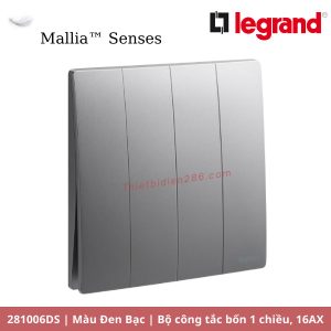 281006DS - Bộ công tắc bốn 1 chiều 16AX Legrand