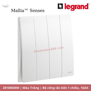 281006MW - Bộ công tắc bốn 1 chiều 16AX Legrand