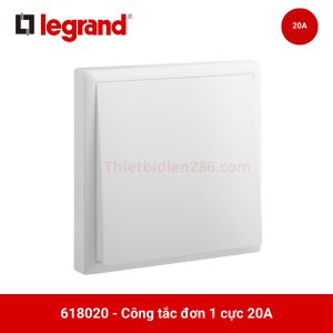 Công tắc đôi 1 cực 20A ELOÉ 618020 Legrand