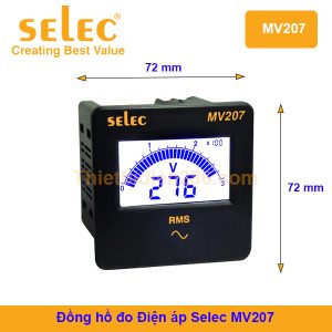 Đồng hồ đo điện áp Selec MV207