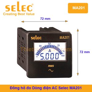 Đồng hồ đo dòng điên AC Selec MA201