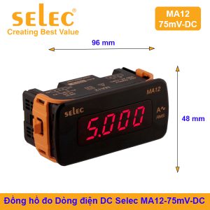 Đồng hồ do dòng điện DC Selec MA12-75mV-DC