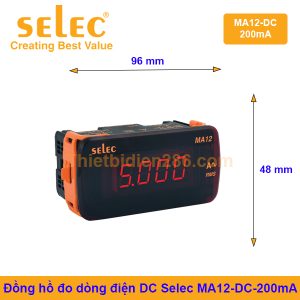 Đồng hồ đo dòng điện DC Selec MA12-DC-200mA