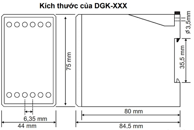 Kích thước DGK-04