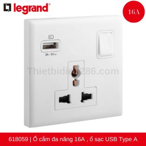 ổ cắm đa năng và ổ sạc USD legrand