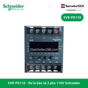 Rơ le bảo vệ pha có màn hình hiển thị Schneider EVR-PD110