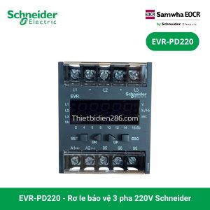 Rơ le bảo vệ pha có màn hình hiển thị Schneider EVR-PD220