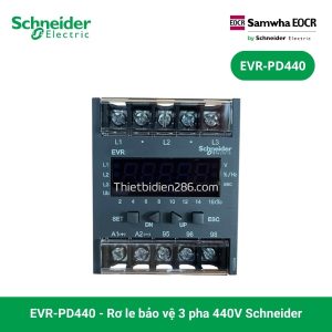 Rơ le bảo vệ pha có màn hình hiển thị Schneider EVR-PD440