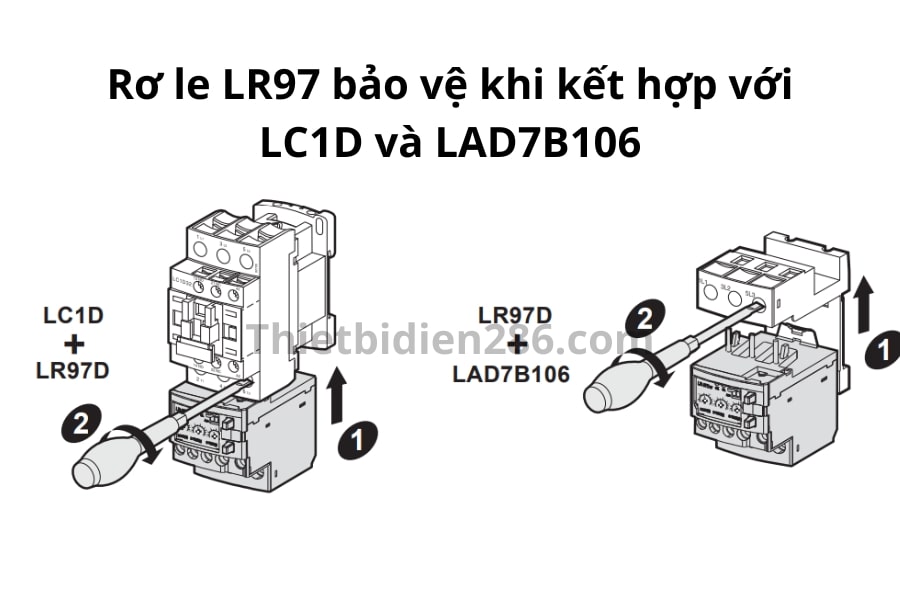 Rơ le điện tử LR97 Schneider