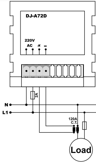 Sơ đồ nối DJ-A72D