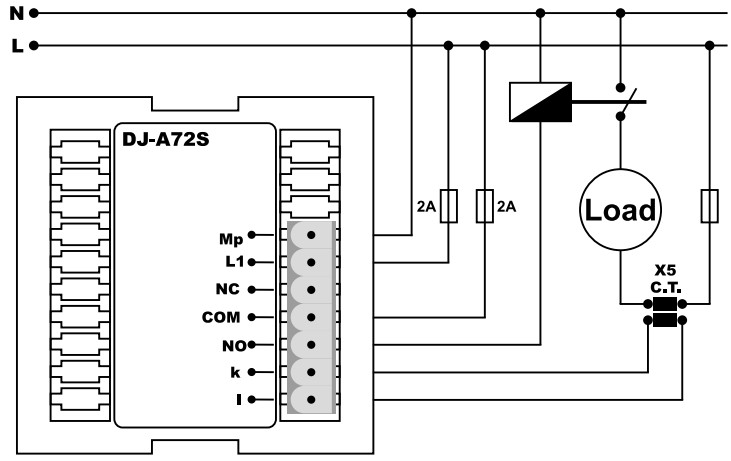 Sơ đồ nối DJ-A72S