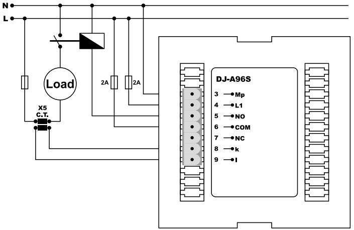 Sơ đồ nối DJ-A96S