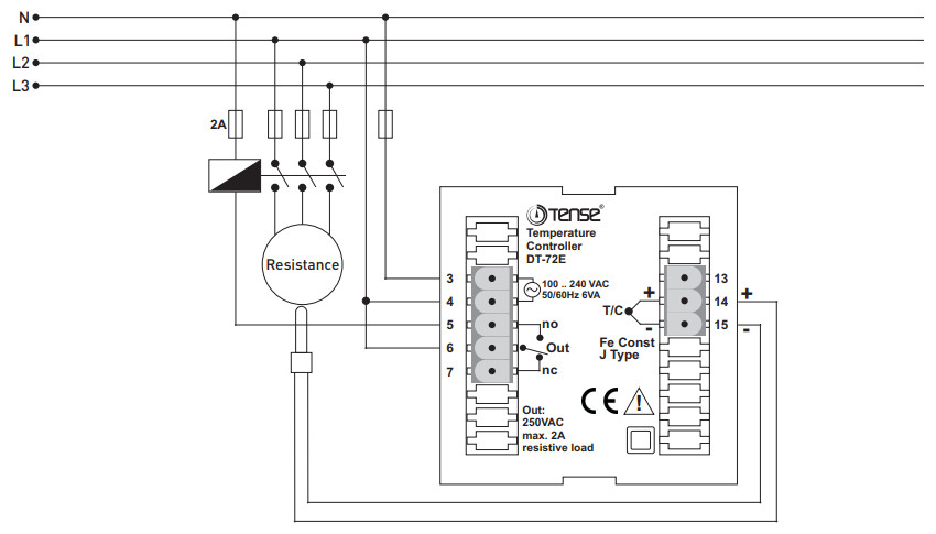 Sơ đồ nối DT-72E 