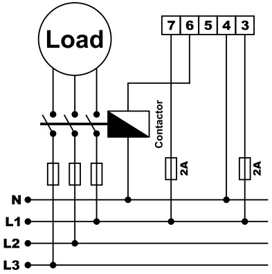 Sơ đồ nối ERP-30Y Rơ le thời gian Tense