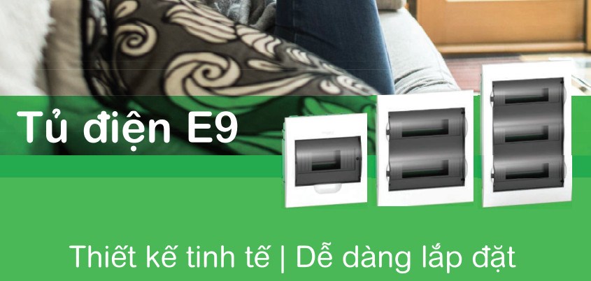 Tủ điện nhựa nổi 36 Schneider EZ9E312S2S