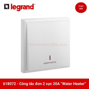 Công tắc bình nóng lạnh 2 cực 20A Eloe 618072 - LEGRAND