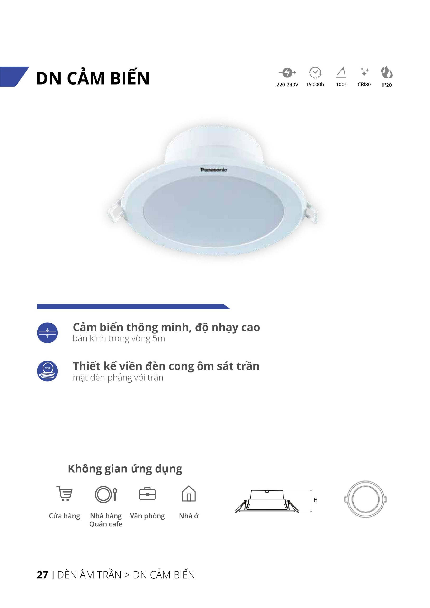 Bảng giá đèn LED Panasonic