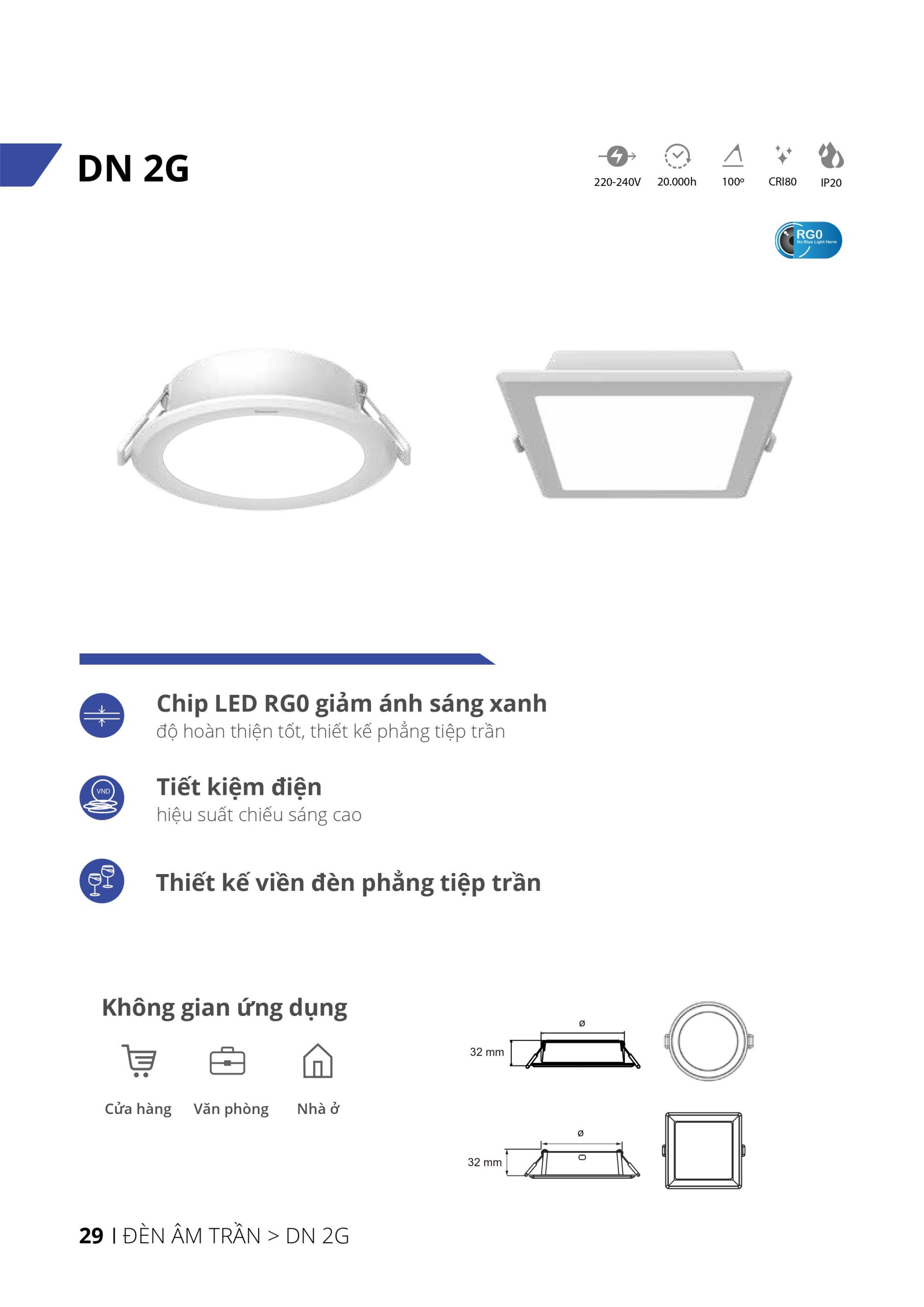 Bảng giá đèn LED Panasonic