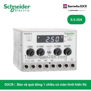 Bảo vệ quá dòng 1 chiều có màn hình hiển thị DUCR Schneider Samwha