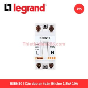 Cầu dao an toàn 10A Bticino Legrand