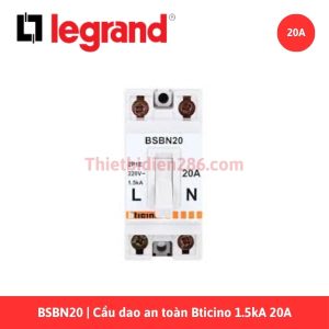 Cầu dao an toàn 20A Bticino Legrand