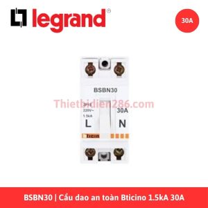 Cầu dao an toàn 30A Bticino Legrand