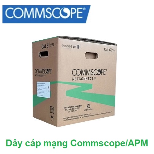 Dây cáp mạng Commscope AMP Dây cáp mạng Cat5 Commscope AMP  Dây cáp mạng Cat6 Commscope AMP  Cáp mạng AMP Commscope CAT6 1427254-6 (305m/cuộn) Cáp mạng AMP Commscope CAT5 1427254-6 (305m/cuộn)