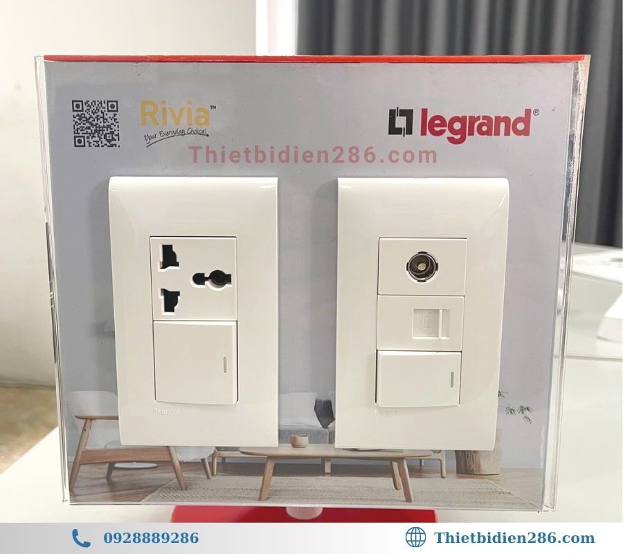 Công tắc ổ cắm Rivia Lergand