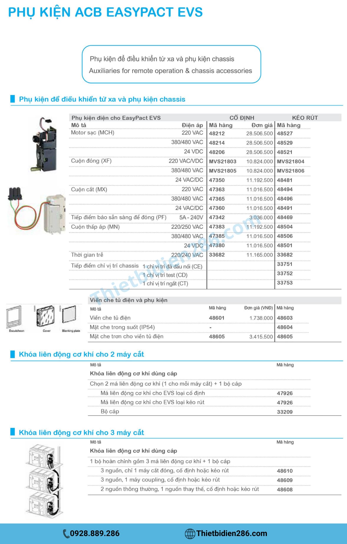 Phu-kien-ACB-Easypact-EVS-800-4000A-Schneider