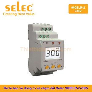 Rơ le bảo vệ dòng rò và chạm đất Selec 900ELR-2-230V