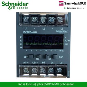 EVRPD-44U Schneider | Rơ le bảo vệ điện áp 3 pha EOCR