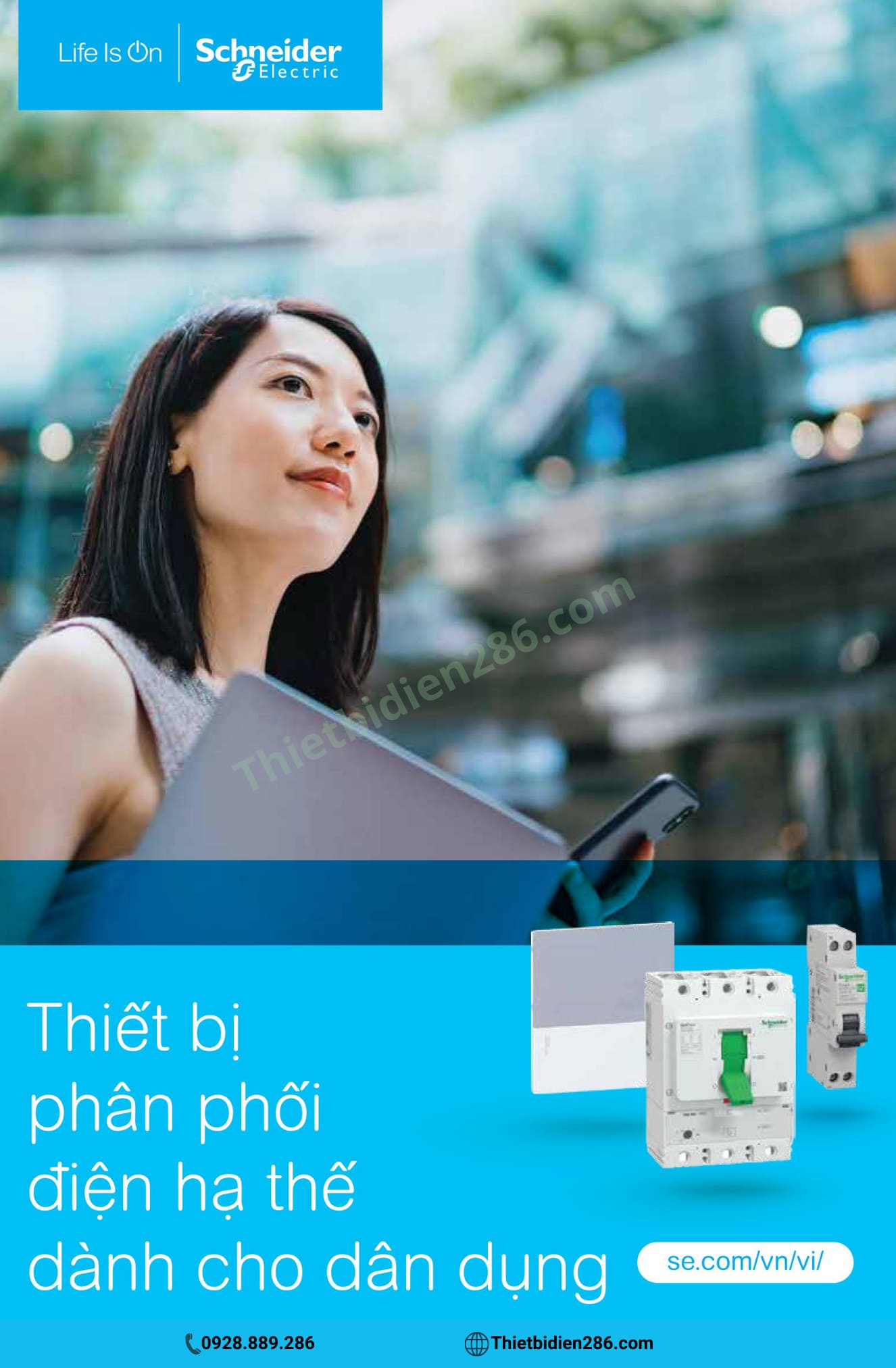 Thiết bị điện Schneider chính hãng tại Hà Nội