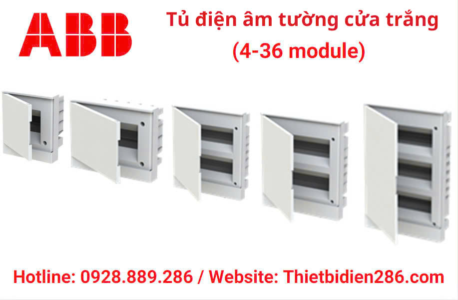 Tủ điện nhựa âm tường ABB là một sản phẩm của hãng ABB, một trong những công ty hàng đầu thế giới trong lĩnh vực công nghệ điện và tự động hóa. Tủ điện nhựa thường được sử dụng để bảo vệ các thiết bị điện và hệ thống điện trong các ứng dụng công nghiệp, thương mại và dân dụng.