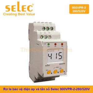 Rơ le bảo vệ điện áp và tần số Selec 900VPR-2-280-520V