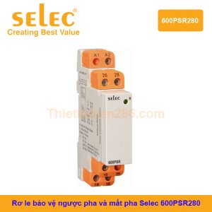 Rơ le bảo vệ ngược pha và mất pha Selec 600PSR280