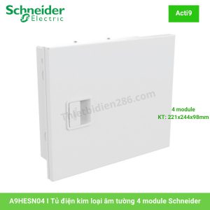 Tủ điện âm tường A9HESN04 Schneider