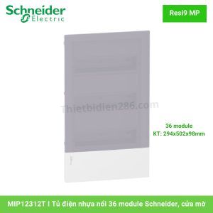 Tủ điện nhựa nổi cửa mở MIP12312T Schneider