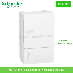 Tủ điện nhựa nổi MIP12104 Schneider