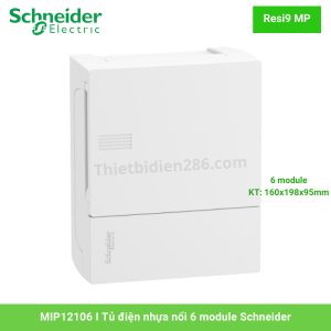 Tủ điện nhựa nổi MIP12106 Schneider