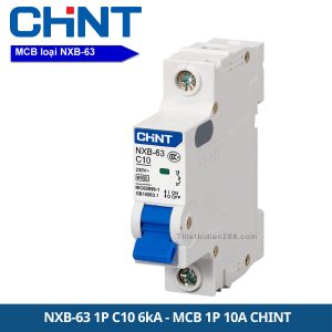 NXB‐63 1P C10 6kA - MCB 1P 10A 6kA Chint