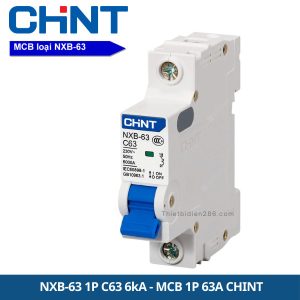 NXB‐63 1P C63 6kA - MCB 1P 63A 6kA Chint