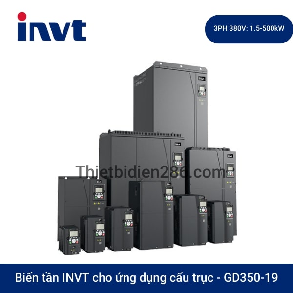 Biến tần INVT cho ứng dụng cầu trục GD350-19